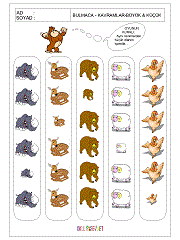okul öncesi çocuklar için kavram gelişim çalışmaları büyük küçük kavram çalışmaları